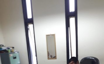 Bincang bincang bersama kepala UPT padar cisalak tisna.
