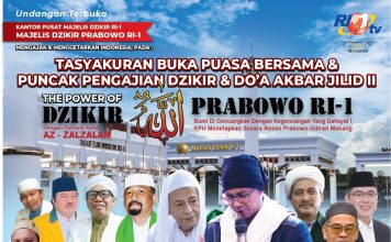 MAJELIS dzikir prabowo,RI-1 Tasyakuran buka puasa bersama dan puncak pengajian dzikir &doa bersama PRABOWO&GIBRAN.jilid. III.