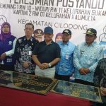 Peresmian Posyandu RW10.&.RW11 cilodong Depok dihadiri Walikota dan instansi pemerintah lain nya.