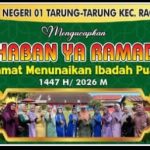 SD NEGERI 01 Tarung-Tarung Sambut Ramadhan 1447,H/ 2026 M. dengan Penuh khidmat dan Harapan.