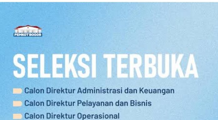 Kami Bersama Walikota Bogor dan Pansel Intergritas Seleksi Direksi Harus dijaga Tanpa Kompromi.