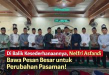 Enerjik dan Visioner Nelfri Asfandi Jadikan Safari Ramadan Momentum Perubahan diPasaman.