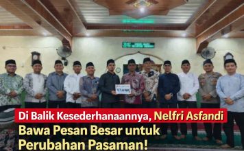 Enerjik dan Visioner Nelfri Asfandi Jadikan Safari Ramadan Momentum Perubahan diPasaman.