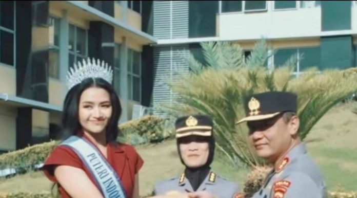 POLDA SUMBAR Nobatkan finalis Putri Indonesia sebagai Duta Culture Policing .
