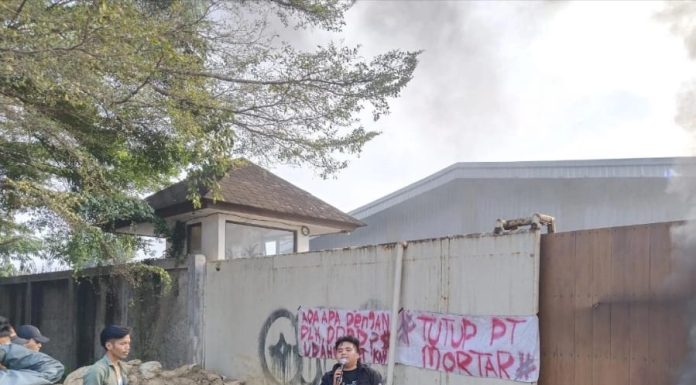 Mahasiswa& pemuda Bogor Soroti Transparansi Perizinan PT.Mortal Nasional indonesia ,DLH&DPRD diminta buka Data.