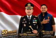 55 Perkara diselesaikan,AKBP Agung Tribawanto dan iptu.A. Agung Ngurah Tegaskan Hukum harus Menghadirkan Keadilan.
