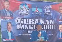 Gerakan langit Biru Indonesia Asri di partai Demokrat bonjol Partai Demokrat Pasaman Wujudkan Aksi nyata Peduli Lingkungan.