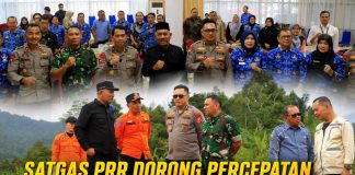 Satgas PRR DORONG PERCEPATAN REHABILITAS dan REKRONTRUKSI. Pasca Bencana di Limapuluh kota.