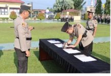 Sertijab Sejumlah PJU dan Kapolsek ,Kapolres Pasaman Tekankan Profesionalisme dan Pelayanan kepada Masyarakat.