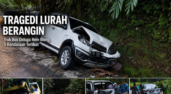LAKA LANTAS WALI NAGARI DIDUGA MENGALAMI REMBLONG TRUK BOX MENGHANTAM DAIHATSU TERIOS PEWARTA MEDIAKRIMINALITAS LANGSUNG DITANGANI PIHAK BERWAJIB.
