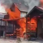 Jago Merah Beraksi Lagi!…Tiga Rumah Hangus Terbakar dikampung Pasir Padang gelugur.