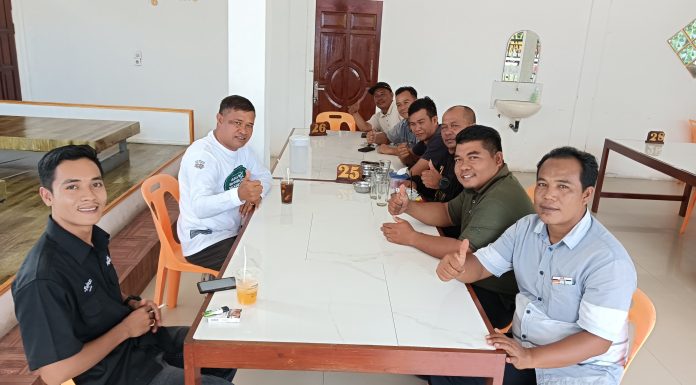 Tatap Muka bersama Ketua fraksi Gerindra,Wali Nagari Padang Gelugur dam Mediakriminalitas.News.Com Sumbar.