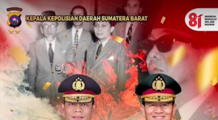 Kapolda Sumbar pimpin upacara HUT ke 81 Kemerdekaan RI Ke 81 Semangat Nasionalisme dan pengabdian Mengema.