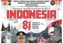 Kapolres Pasaman Barat hadiri HUT 81.