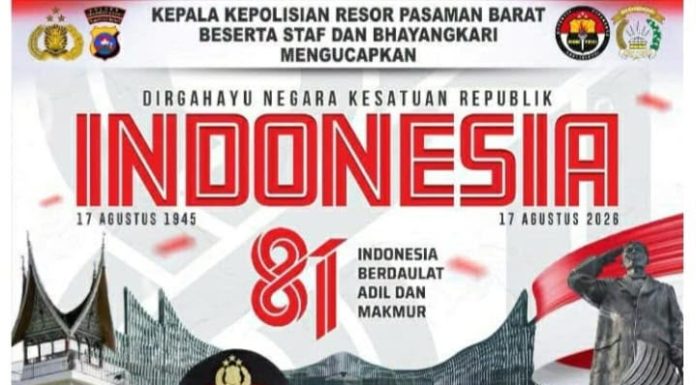 Kapolres Pasaman Barat hadiri HUT 81.