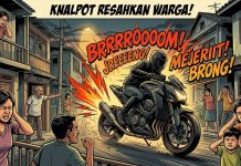 Warga Padang gelugur Resah “Teriakan Knalpot Brong!” Ganggu ketenteraman.