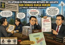 Sertifikat AJB dan Luas Tanah jadi sorotan Notaris D Y Diminta Beri klarifikasi.