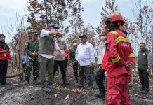 Menhut Raja Antoni andalkan hujan untuk padamkan Karhutla dikalimantan dan sumatera.