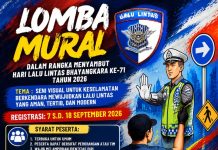 Lewat Lomba Mural HUT ke 71 lalulintas, Korlantas Polri kampanyekan keselamatan Berlalu lintas.