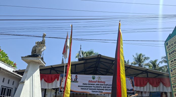 TC.MTQ Nagari Padang gelugur Diikuti anak- anak utusan TPQ dan TPSQ Pj.Wali Nagari syafria R,S PD Berikan dukungan Penuh.