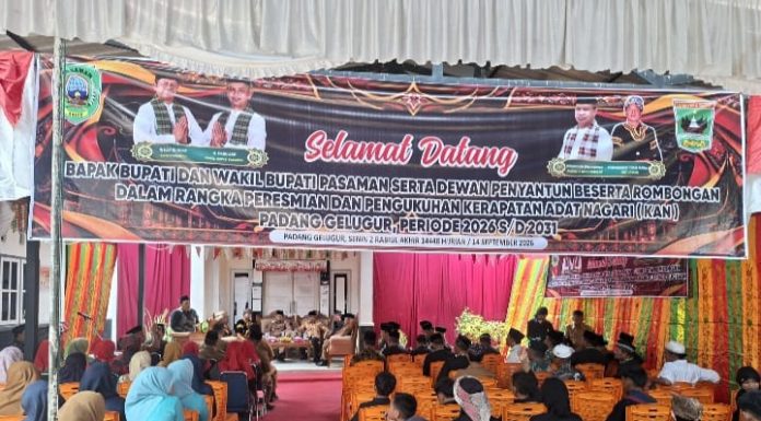 Wakil Bupati Pasaman H.Parulian Tantang KAN Padang gelugur,Hidupkan Adat,Jaga Marwah Nagari.