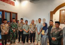 Kapolres Metro Depok Hadiri Doa Bersama untuk Keselamatan Jurnalis yang Hilang.
