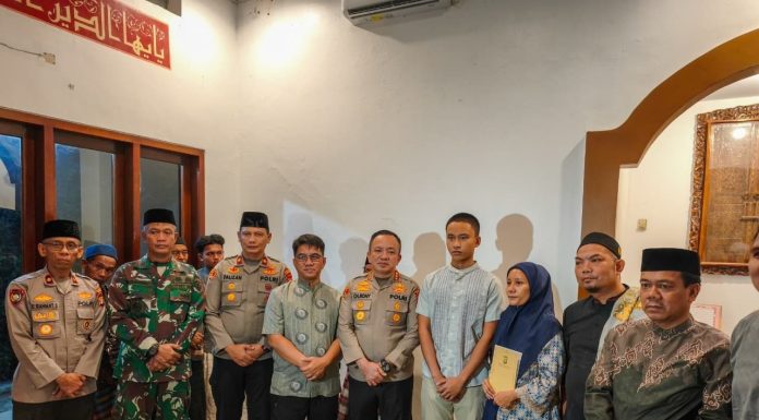 Kapolres Metro Depok Hadiri Doa Bersama untuk Keselamatan Jurnalis yang Hilang.