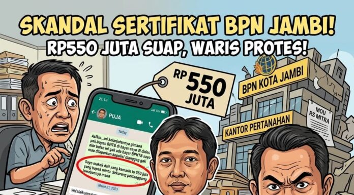Kasus RS Mitra Jambi Lahan 35 Hektar: Menyangkut Aliran Dana 2,2 Miliar di Balik Sengketa ahli waris dan RS Mitra Jambi dibawa ke Ranah Hukum.